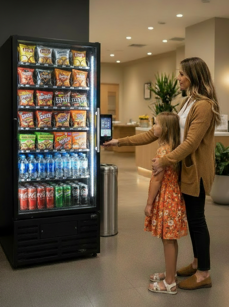 Smart cooler vending machine